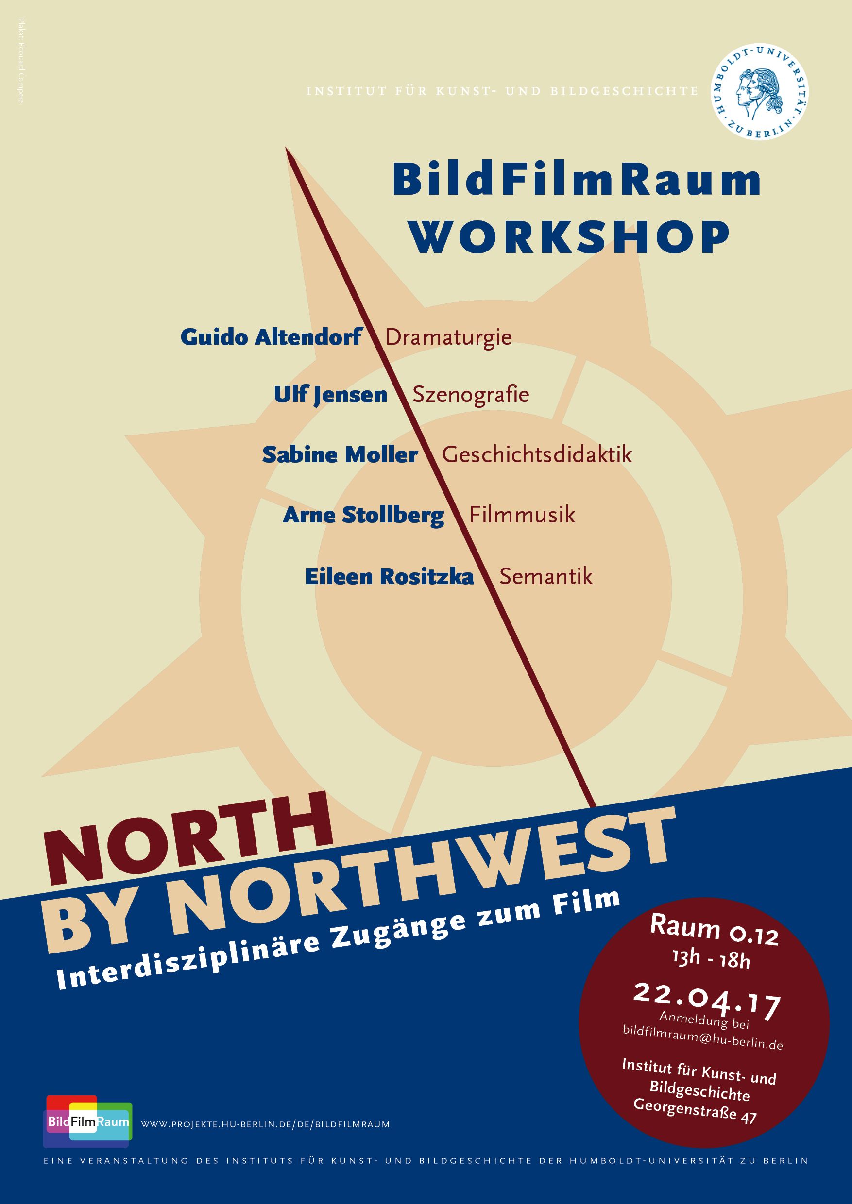 Workshop Plakat North by Northwest