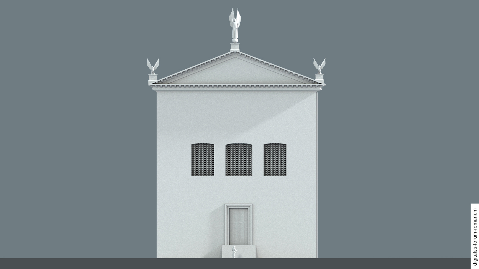 Diocletianischer Neubau der Curia Iulia / sog. Curia Diocletiani (nach 283 n.Chr.)