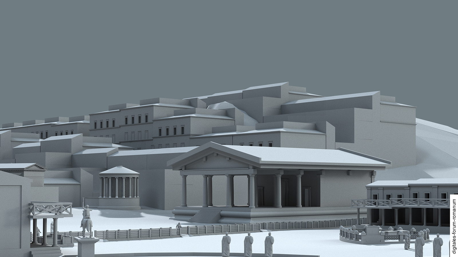Dioskurentempel in der Mittleren Republik (um 250 v.Chr.), topographischer Kontext