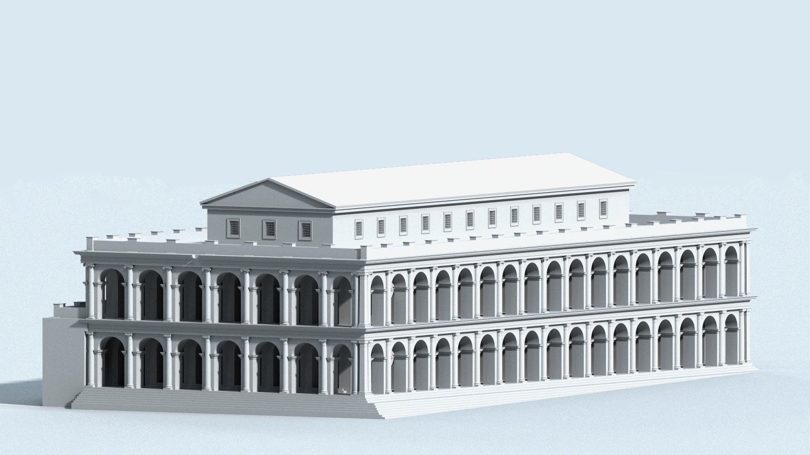 0501_JKLMNOP_Basilica Iulia_isometrisch