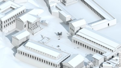 Forum unter Augustus (um 14 n.Chr.), Vogelperspektive