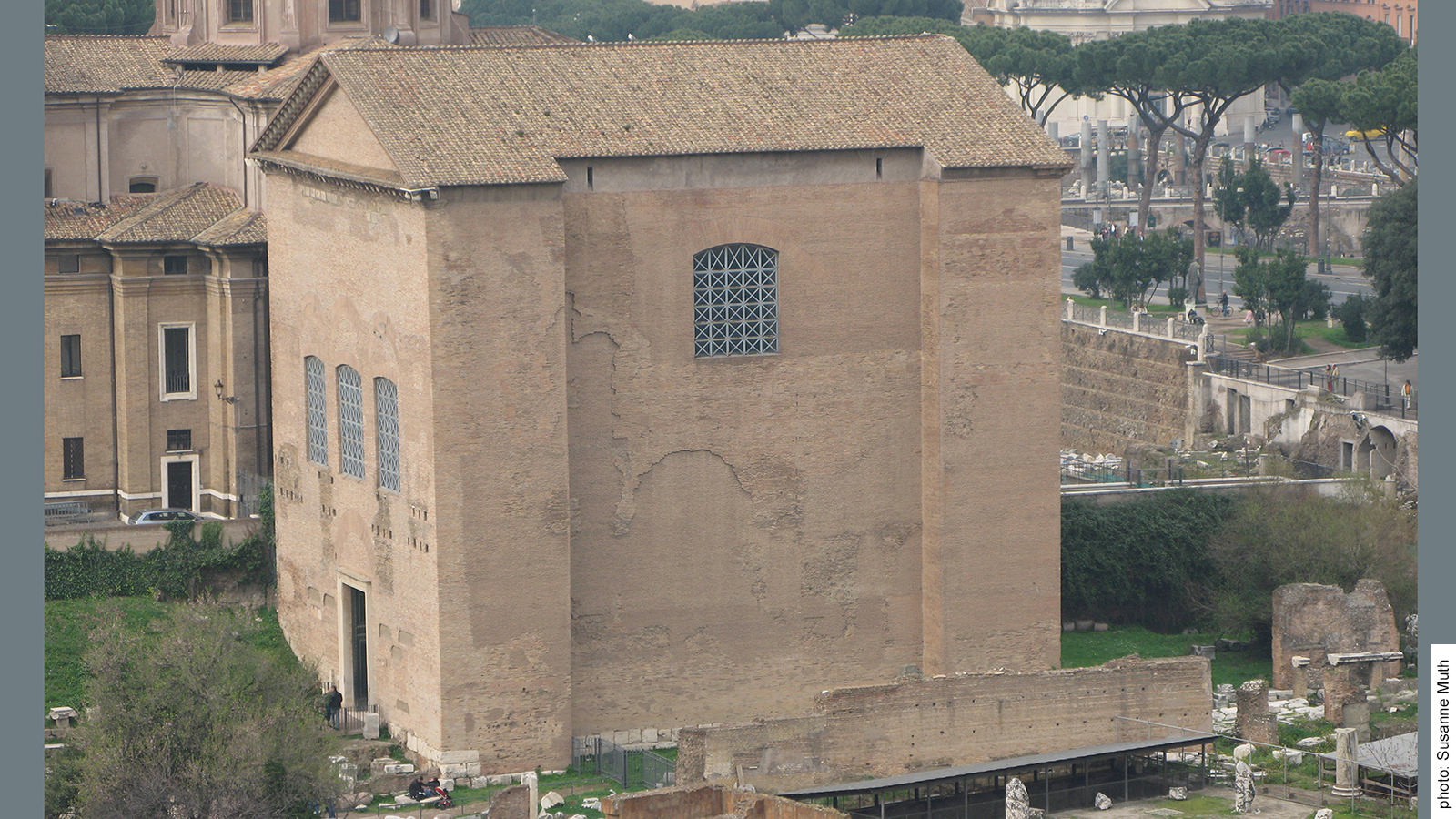 Curia Diocletiani, heutiges Erscheinungsbild
