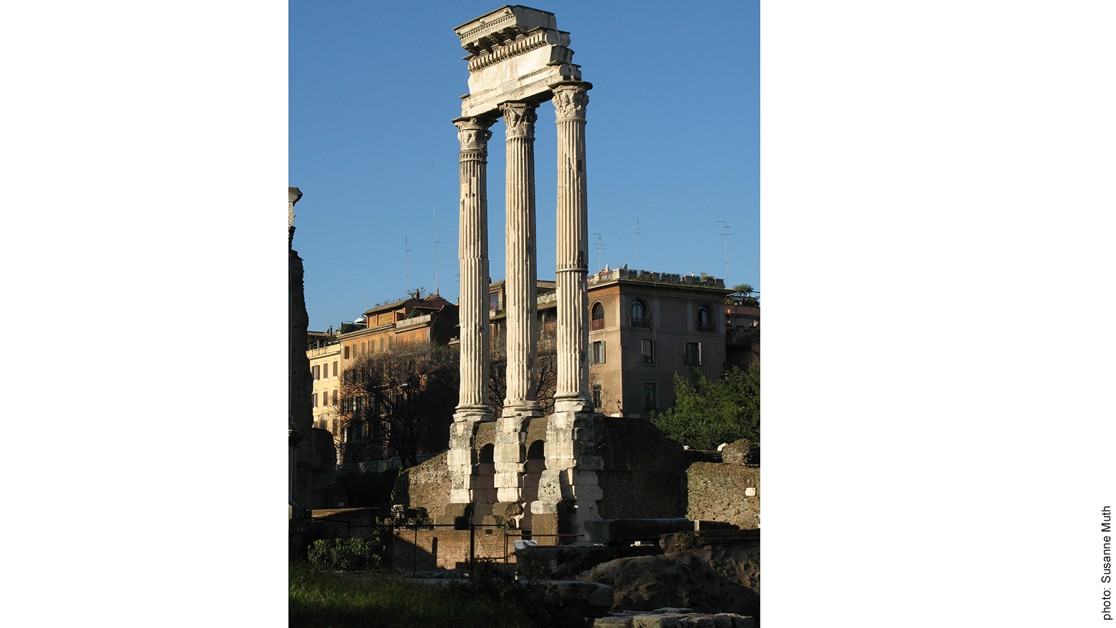Dioskurentempel, heutiges Erscheinungsbild