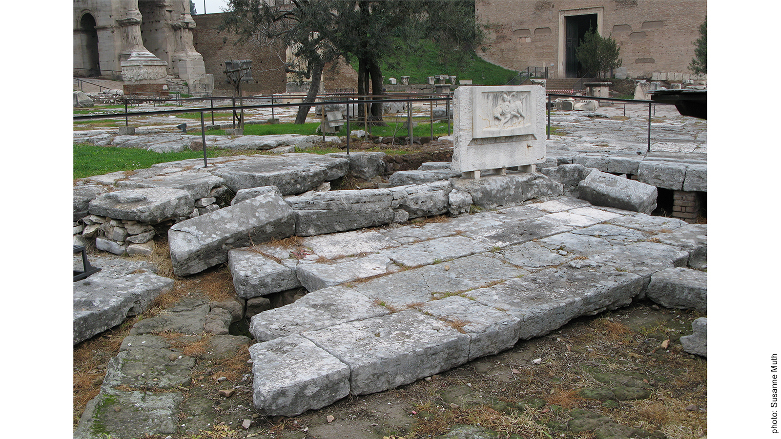 Lacus Curtius, heutiges Erscheinungsbild