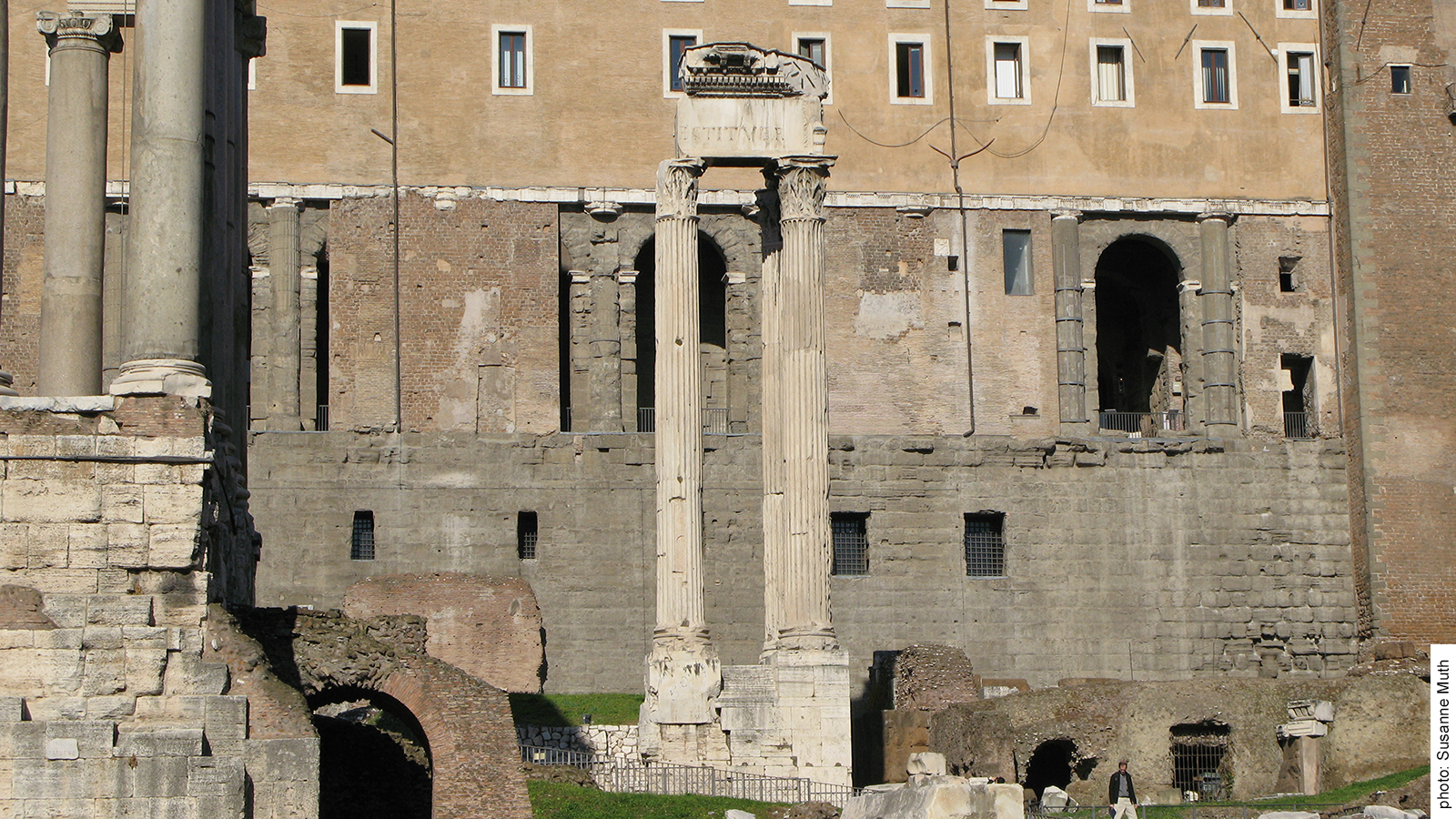 Vespasianstempel, heutiges Erscheinungsbild