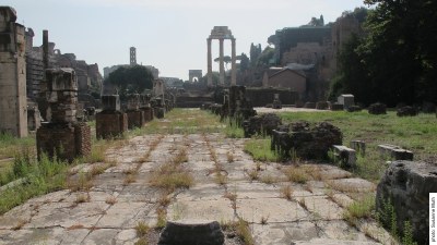 Basilica Iulia, heutiges Erscheinungsbild
