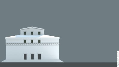 Spätrepublikanische Basilica Fulvia (179 v.Chr.)