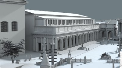 Augusteische Basilica Paulli, topographischer Kontext (um 14 n.Chr.)
