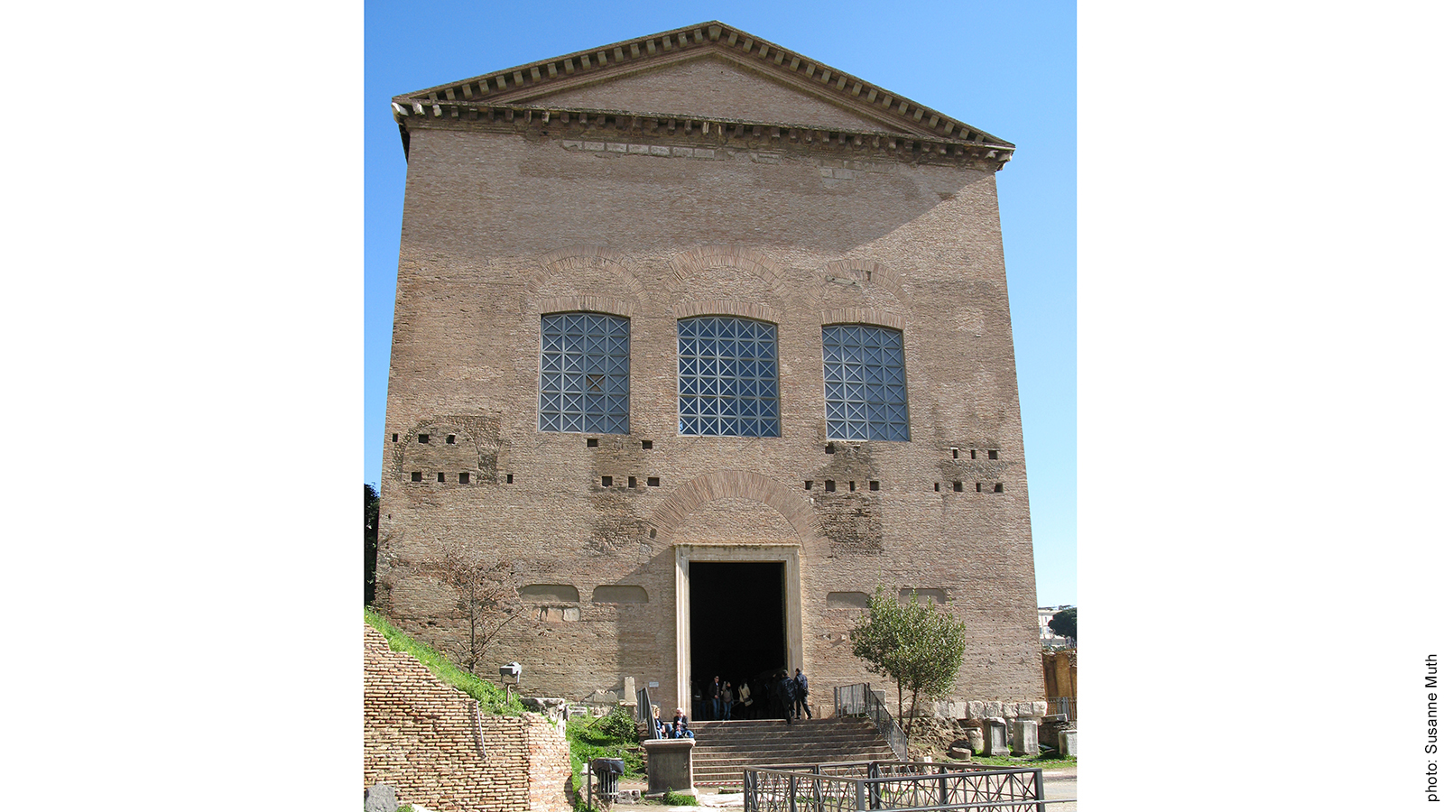 Curia Diocletiani, heutiges Erscheinungsbild