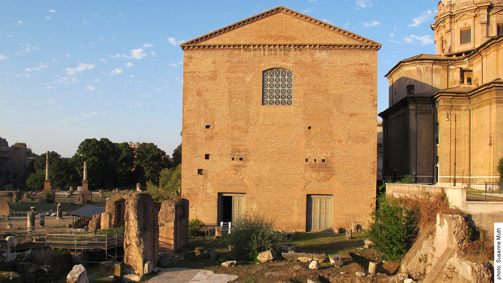 Curia Diocletiani, heutiges Erscheinungsbild