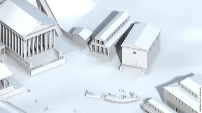 Curia Cornelia in bzw. nach sullanischer Zeit (um 70 v.Chr.), topographischer Überblick