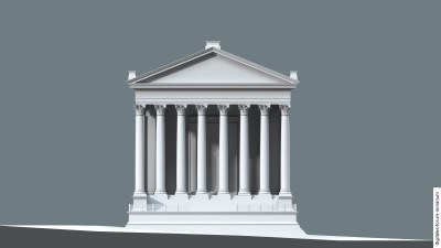 Spätrepublikan. Dioskurentempel des Metellus (117 v.Chr.), als Peripteros sine postico