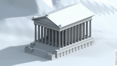 Hoch-/Spätkaiserzeitlicher Dioskurentempel (Wende 2.-3. Jh. n.Chr.?)