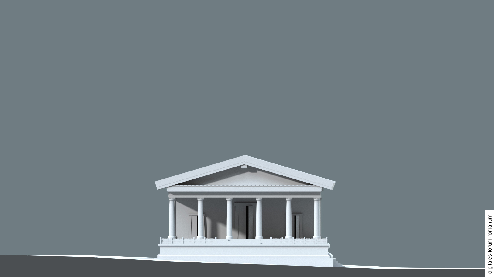 Früh-Spätrepublikanischer Dioskurentempel (um 200 v.Chr.)