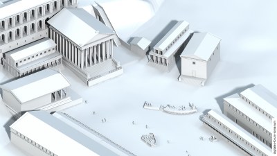 Republikanische Rostra in nachsullanischer Zeit (um 70 v.Chr.), topographischer Überblick