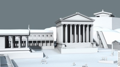 Basilica Opimia in der Späten Republik (um 100 v.Chr.), topographischer Kontext