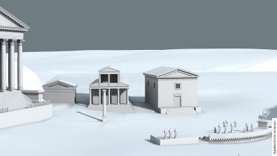Basilica Porcia in der Späten Republik (um 100 v.Chr.), topographischer Kontext