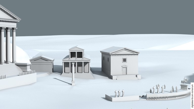 Basilica Porcia in der Späten Republik (um 100 v.Chr.), topographischer Kontext