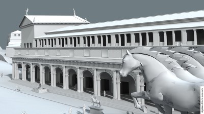 Basilica Paulli in augusteischer Zeit (um 14 n.Chr.), topographischer Kontext