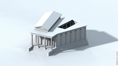 Spätrepublikanische/augusteische Regia des Calvinus (36 v.Chr.)