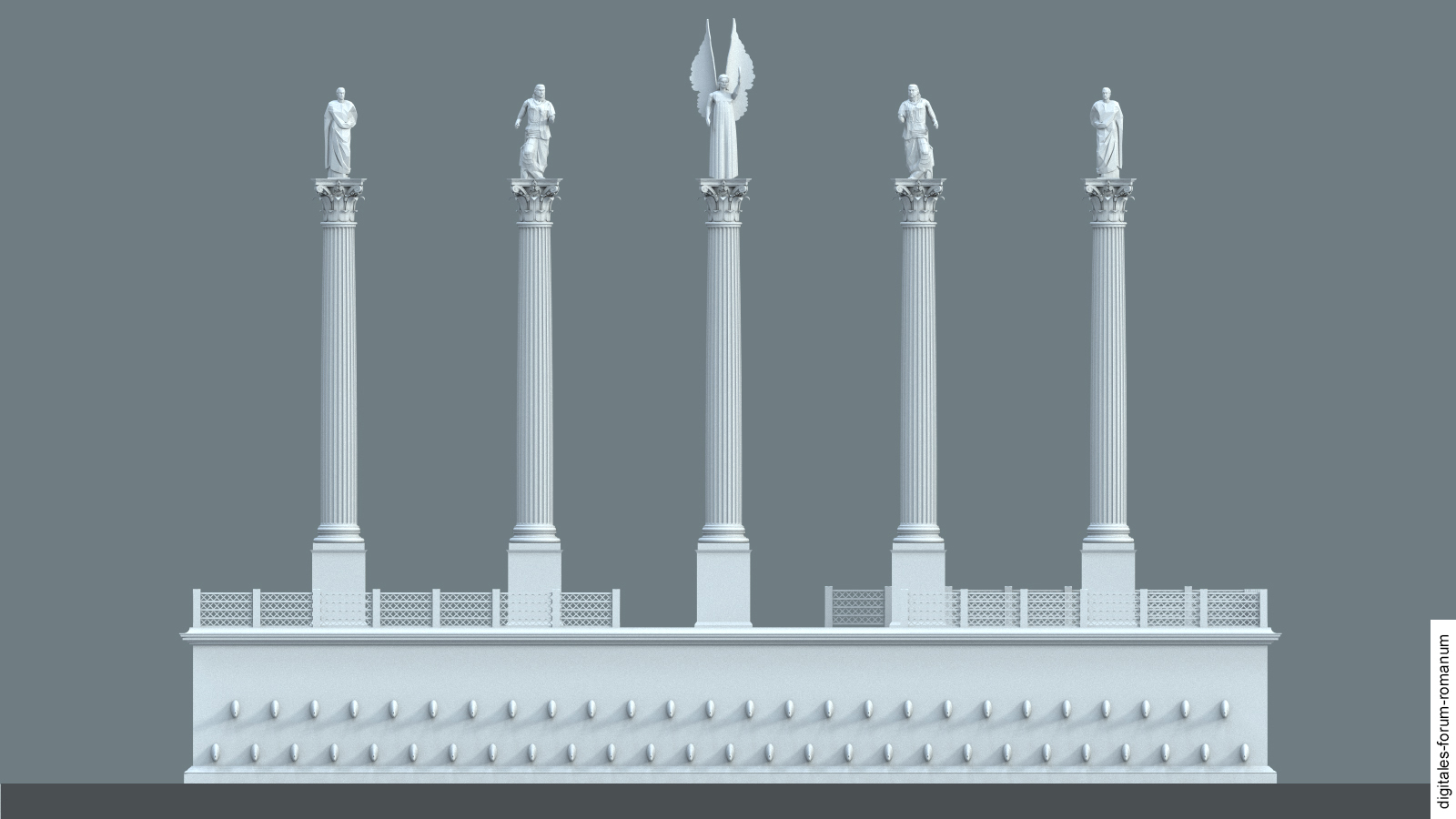 Rostra Diocletiani (spätes 3. Jh. oder frühes 4. Jh. n.Chr.)