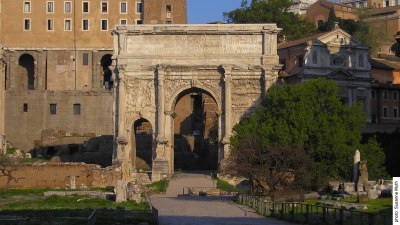 Septimius-Severus-Bogen, heutiges Erscheinungsbild