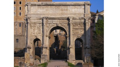 Septimius-Severus-Bogen, heutiges Erscheinungsbild