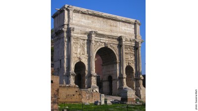 Septimius-Severus-Bogen, heutiges Erscheinungsbild