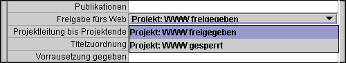 Screenshot Freigabe fürs Web