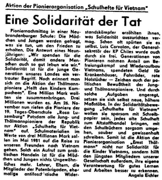 Junge Welt vom 2.12.1980