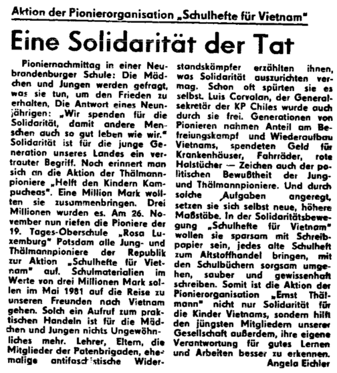 Junge Welt vom 2.12.1980