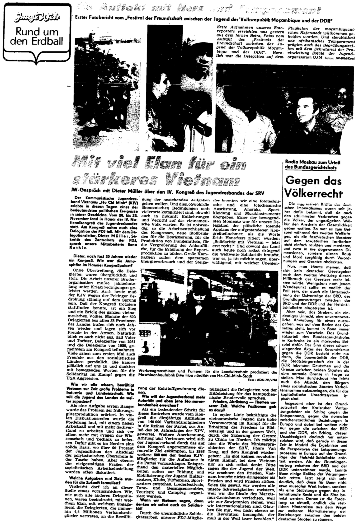 Junge Welt vom 03.12.1980