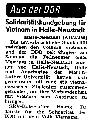 Junge Welt vom 18.8.1980