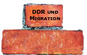 Mauerteil: DDR & Migration