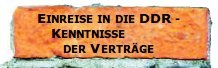 Mauerteil -Einreise in die DDR