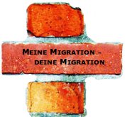 Mauerteil: meine Migration- deine Migration
