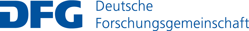 dfg logo schriftzug blau